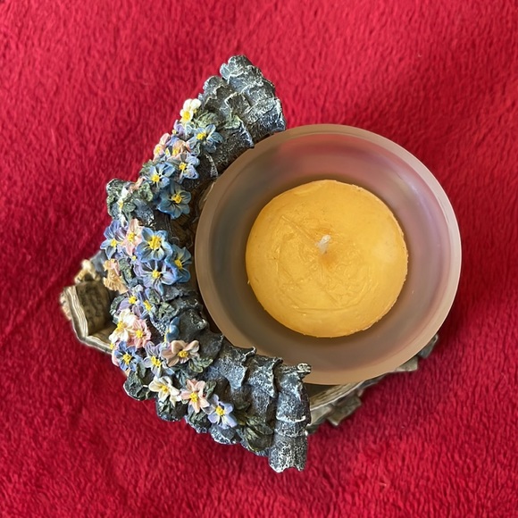 Boyds Bears Bearstone Collection Clementine Garden Romance Candle Holder VINTAGE - Picture 2 of 14